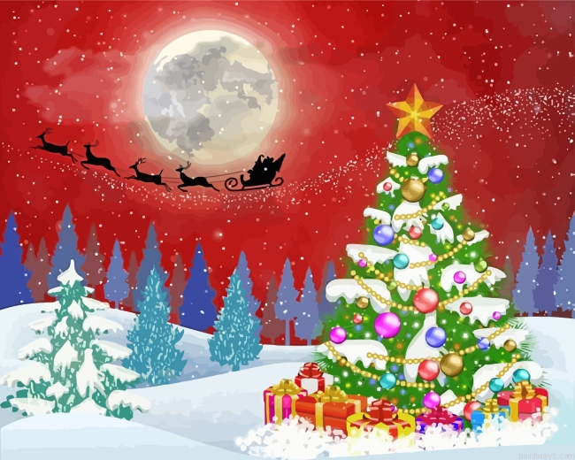 Tree Christmas Painting By Numbers.png