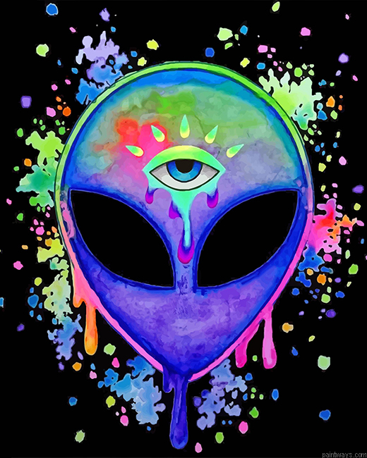 Trippy Alien Painting By Numberss.png