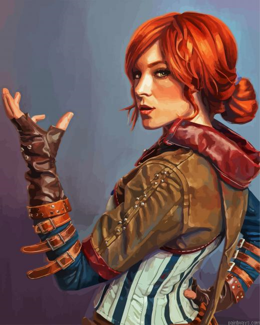 Triss Merigold Painting By Numberss.png
