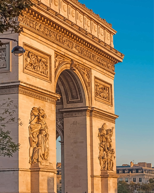 Triumphal Arch Paris New Painting By Numberss.png