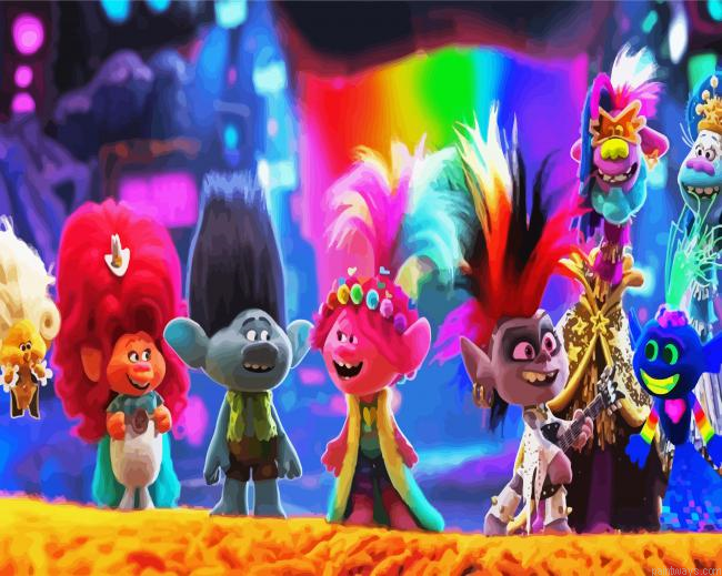 Trolls Characters Painting By Numberss.png