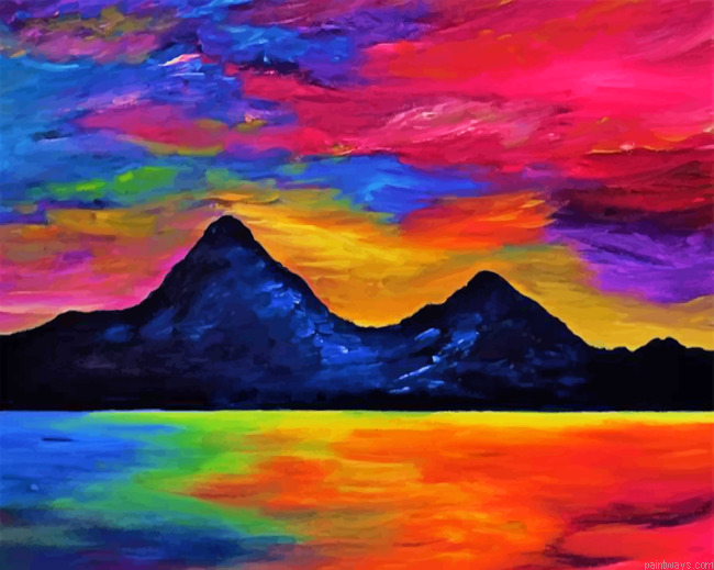 Tropical Sunset Arts Painting By Numberss.png