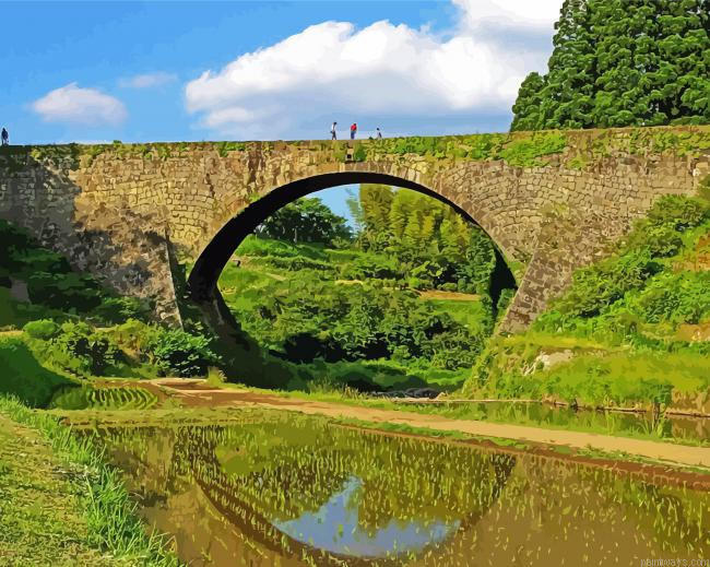 Tsujun Japan Bridge Painting By Numberss.png