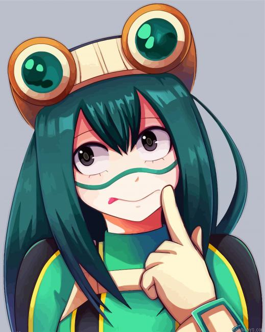 Tsuyu Asui Character Painting By Numbers.png