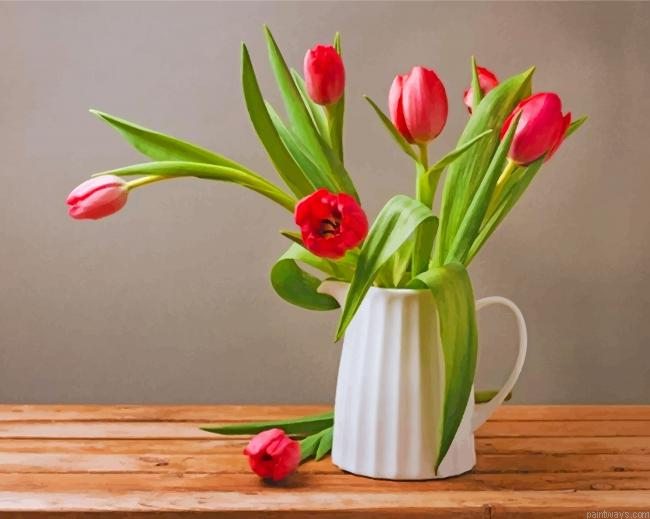 Tulips Flowers Painting By Numbers.png