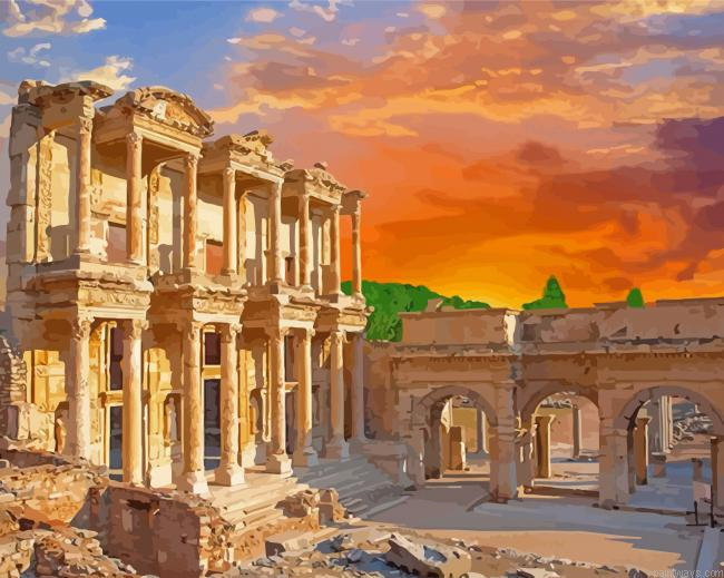 Turkish Ruins Painting By Numberss.png