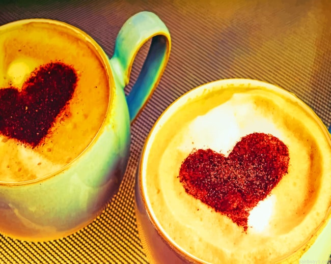 Two Coffee For Two Hearts Drinks Painting By Numberss.png