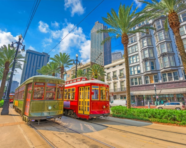 Two Trams In New Orleans Painting By Numbers.png