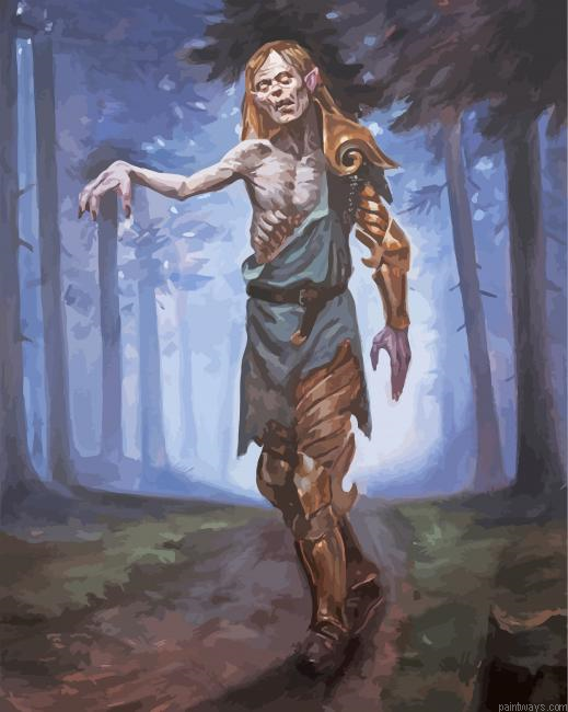 Undead Zombie Painting By Numberss.png