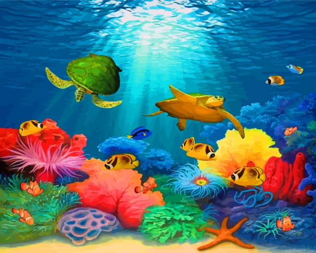 Under Ocean Painting By Numbers.png