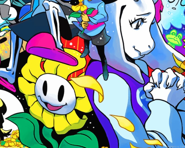 Undertale Video Games Painting By Numberss.png