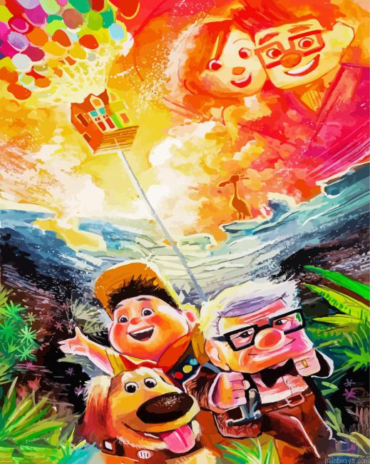 Up Movie Characters Painting By Numberss.png
