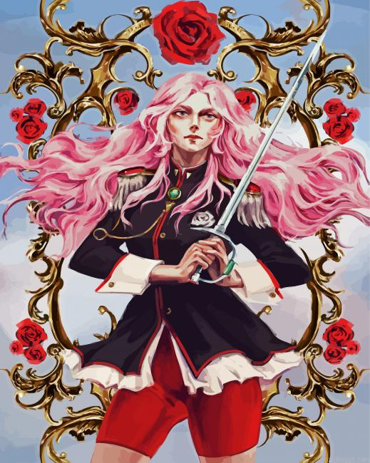 Utena Character Painting By Numberss.png