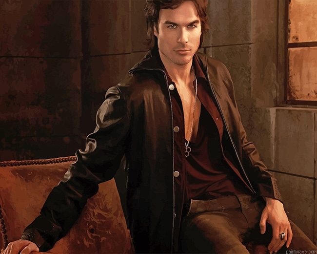 Vampire Ian Somerhalder New Painting By Numberss.png