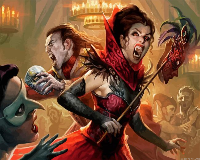 Vampires Party Painting By Numberss.png