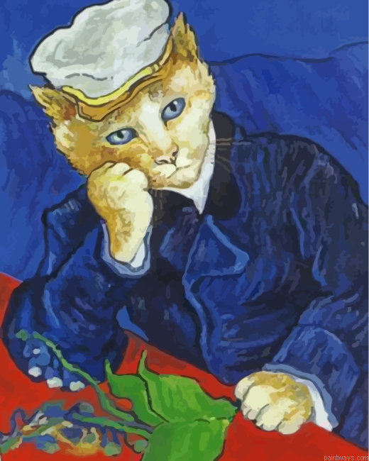 Van Gogh Cat Painting By Numbers.png