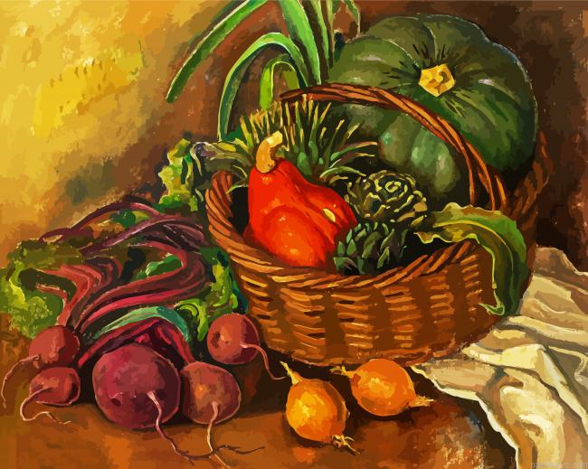 Vegetables Still Life Painting By Numberss.png