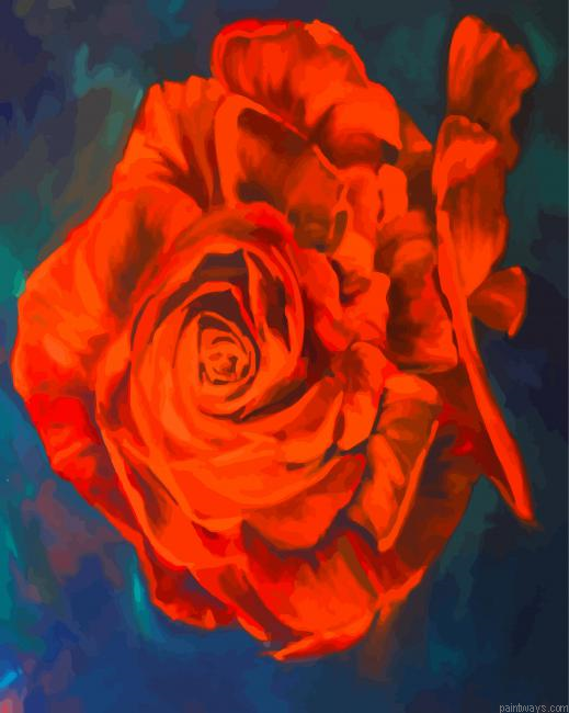 Velvet Rose Flower Painting By Numberss.png
