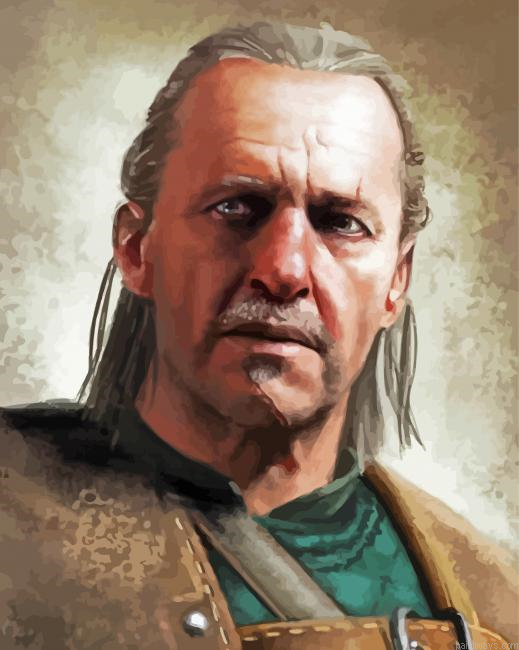 Vesemir Character Painting By Numberss.png