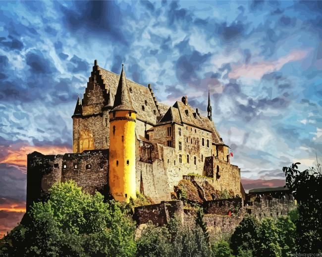 Vianden Castle Building Painting By Numberss.png