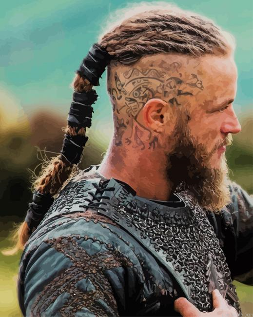 Vikings Ragnar New Painting By Numberss.png