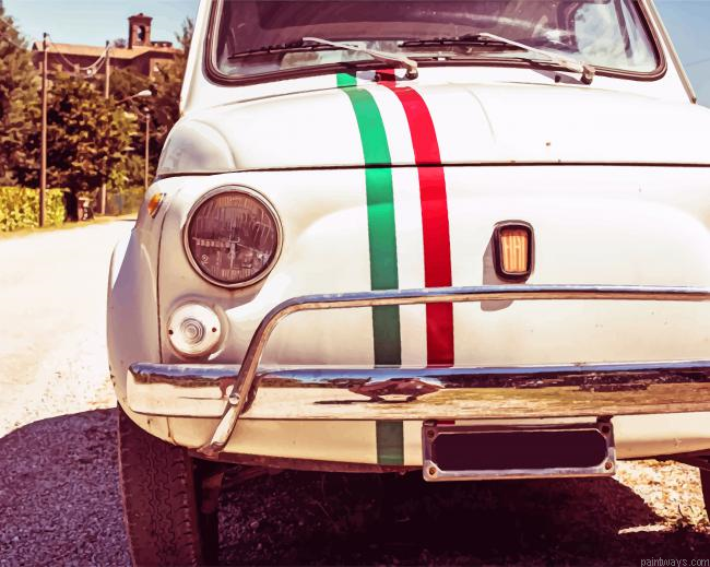 Vintage Italian Fiat New Painting By Numberss.png