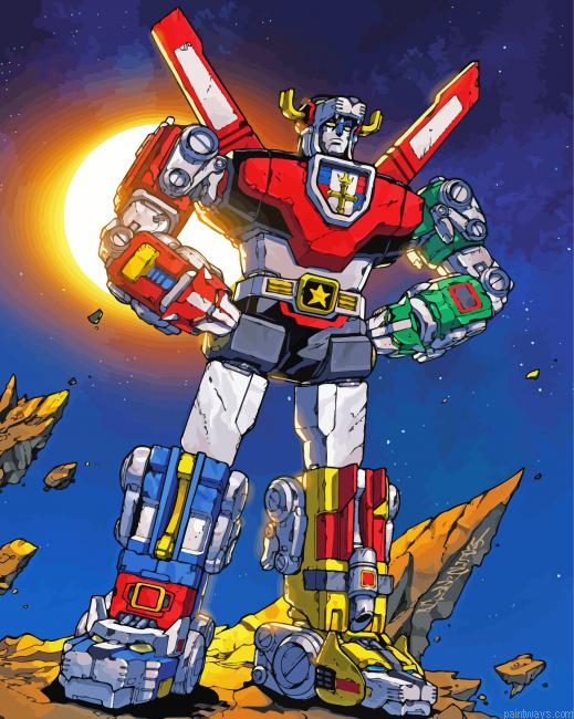 Voltron Robot Character Painting By Numberss.png