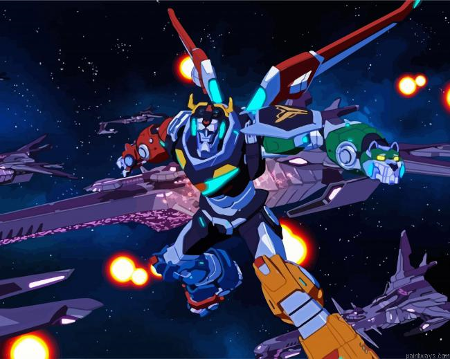 Voltron Space Robot Painting By Numberss.png