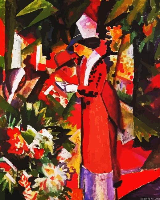 Walk In Flowers Painting By Numberss.png