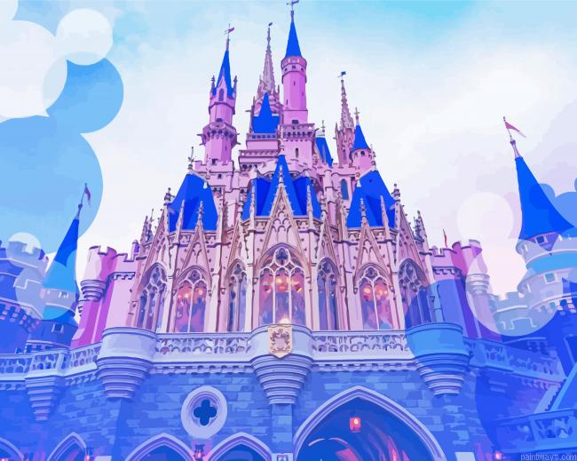 Walt Disney Castle Painting By Numberss.png