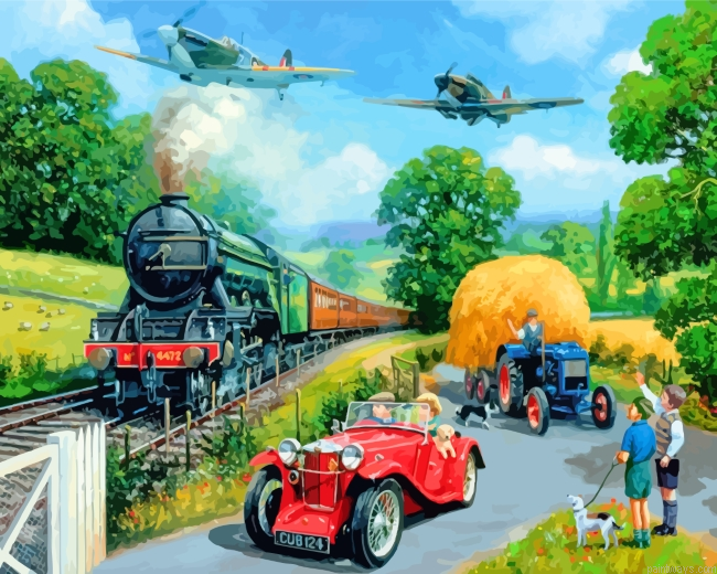 Wartime Summer Painting By Numbers.png