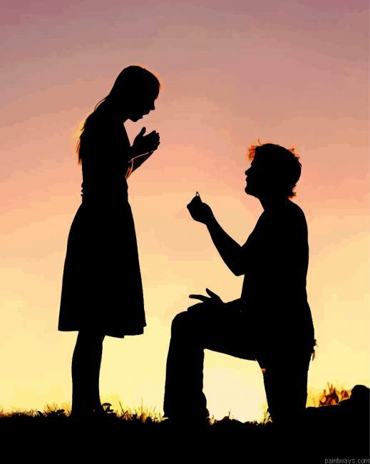 Wedding Proposal Painting By Numberss.png