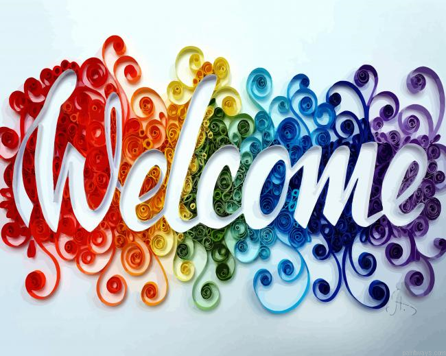 Welcome Colorful Quote Painting By Numberss.png