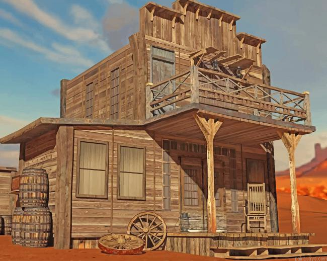 Western Rusty House New Painting By Numberss.png