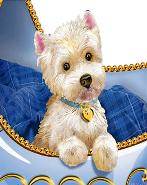 Westie Dog Painting By Numbers.png