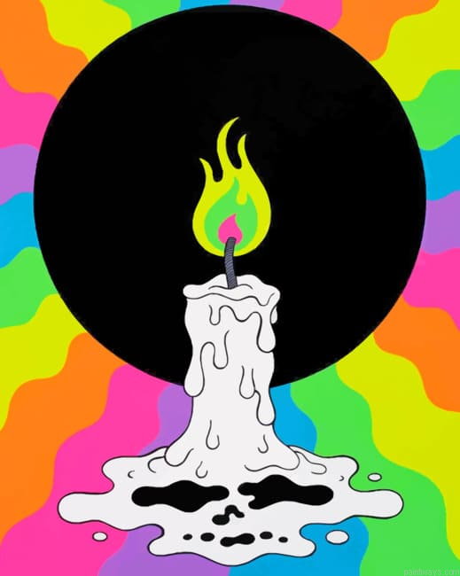 White Candle Painting By Numberss.png