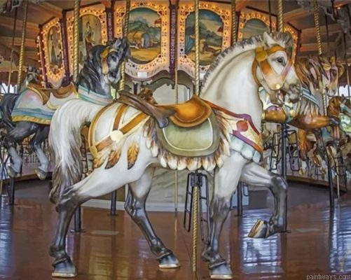 White Carousel Painting By Numbers.png