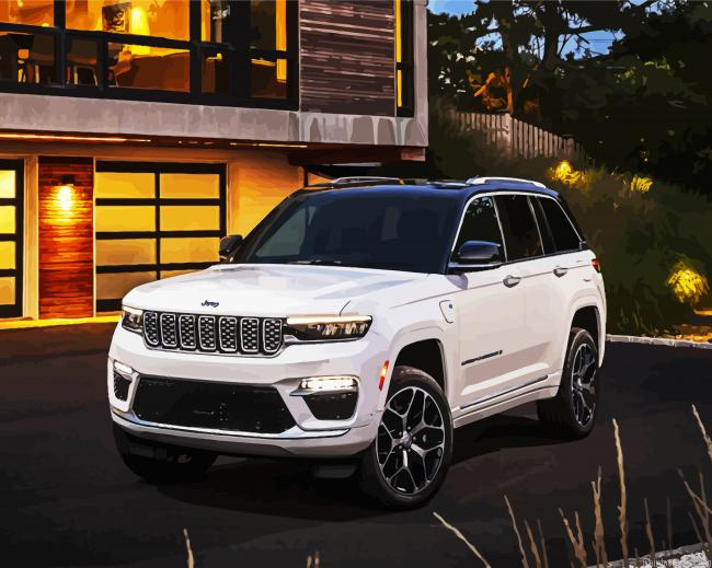 White Cherokee Jeep Painting By Numberss.png