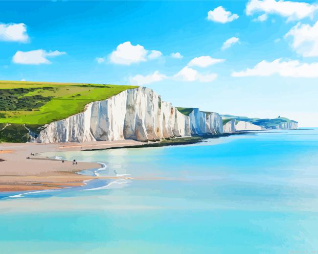 White Cliffs Of Dover Painting By Numberss.png