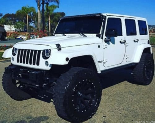 White Jeep Painting By Numbers.png