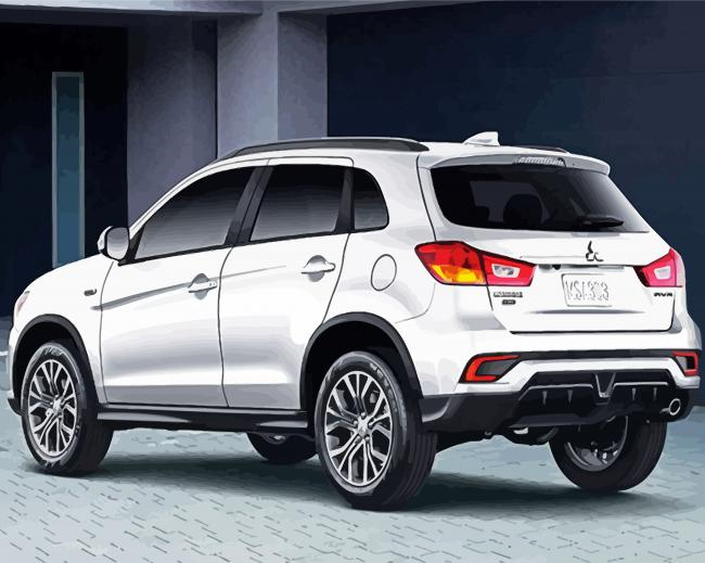 White Mitsubishi Painting By Numberss.png