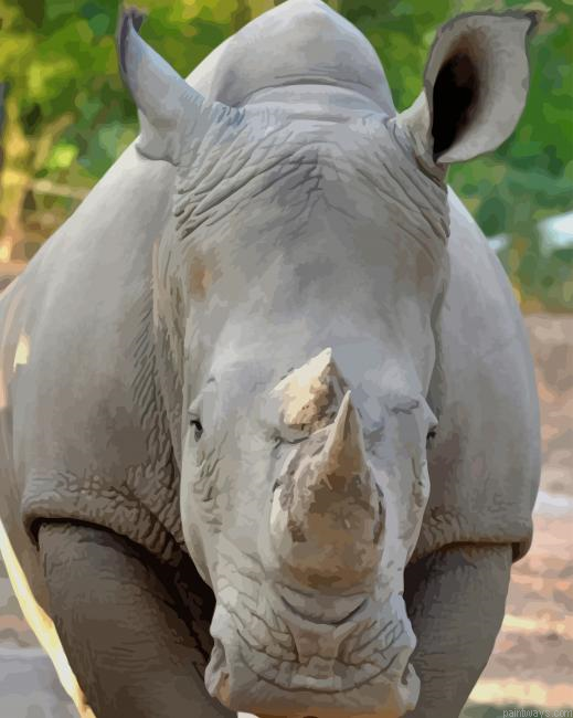 White Rhinoceros New Painting By Numberss.png