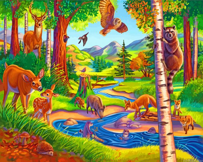 Wild Life Painting By Numbers.png