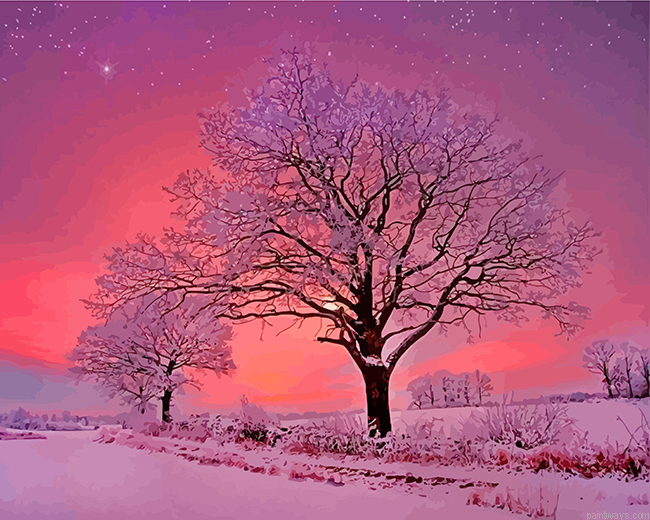 Winter Twilight Painting By Numberss.png