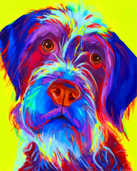 Wirehaired Pointing Griffon Dog Painting By Numbers.png