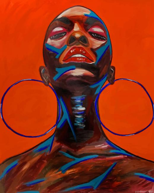 Woman Face New Painting By Numberss.png