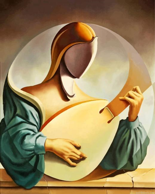 Woman Playing Oud Painting By Numbers.png