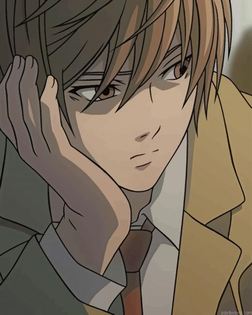 Yagami Light Painting By Numbers.png