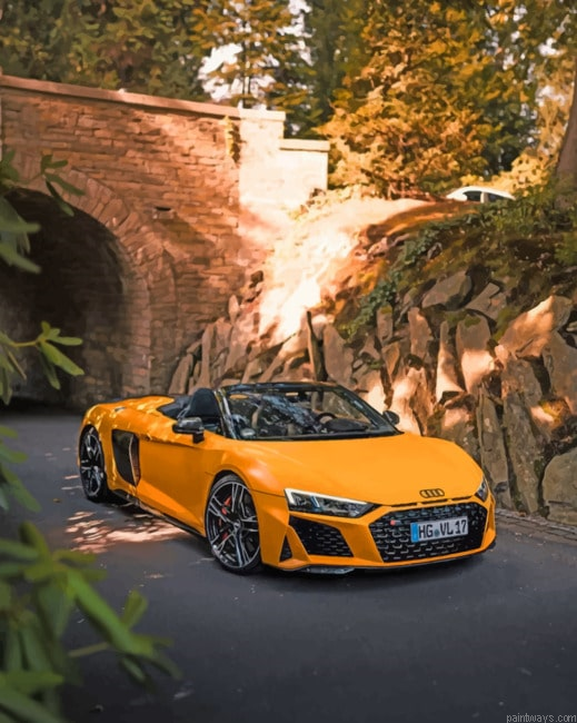 Yellow Audi Painting By Numberss.png
