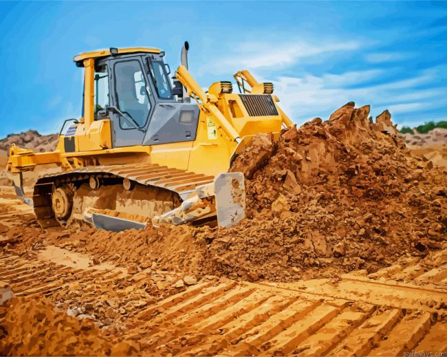 Yellow Bulldozer Painting By Numberss.png